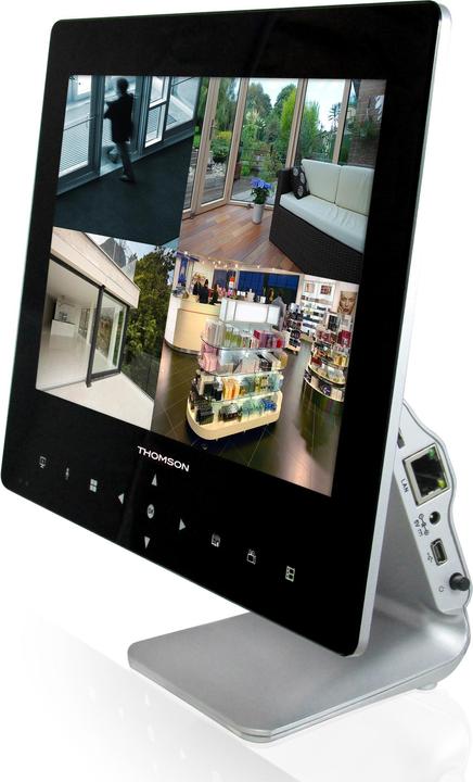 Image du produit Thomson 512330 Ensemble de caméras de surveillance sans fil avec 2 caméras 1280 x 720 pixels 2,4 GHz (1280 x 720 pixels)