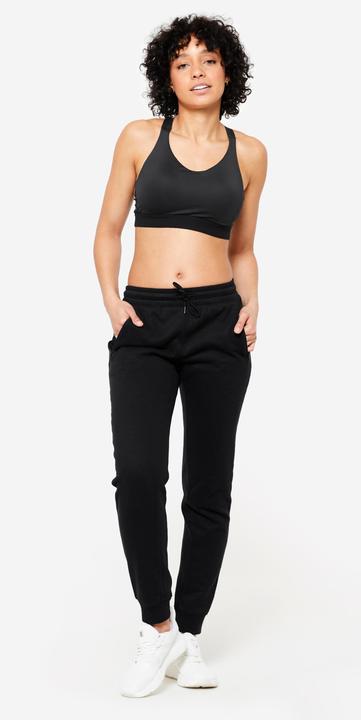 Image du produit Domyos Pantalon de jogging femme Slim - noir (W35)