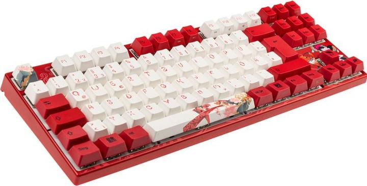 Actual product image Varmilo VEA88 Koi TKL Gaming Keyboard, MX-Silent-Red, white LED (DE, Cable)