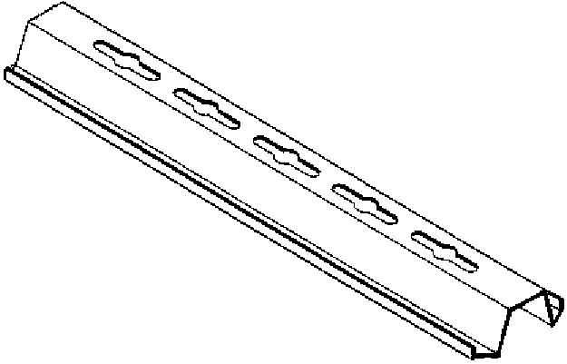 Actual product image Niedax Support angle