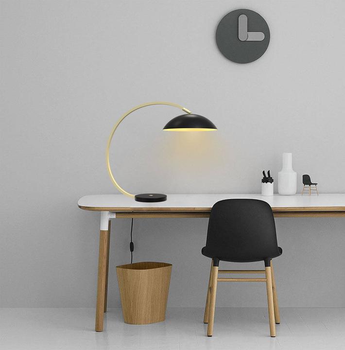 Actual product image Wofi Rosskoff LED table lamp black-gold 10W warm white 3-step touch dimmer Dimmable 8001-104
