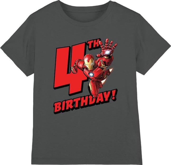 Iron Man TShirt 4. Geburtstag