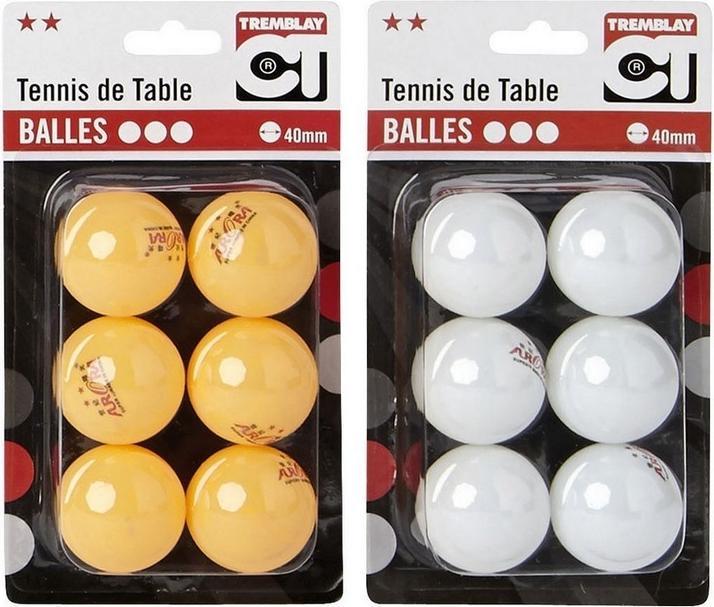 Immagine prodotto Hasbro Blister di 6 palline da tennis da tavolo Tremblay (6 pz.)