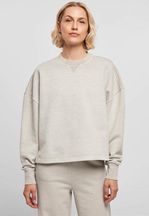 Actual product image Urban Classics Ladies Heavy Terry Garment Dye Crewneck - 19387 (L)