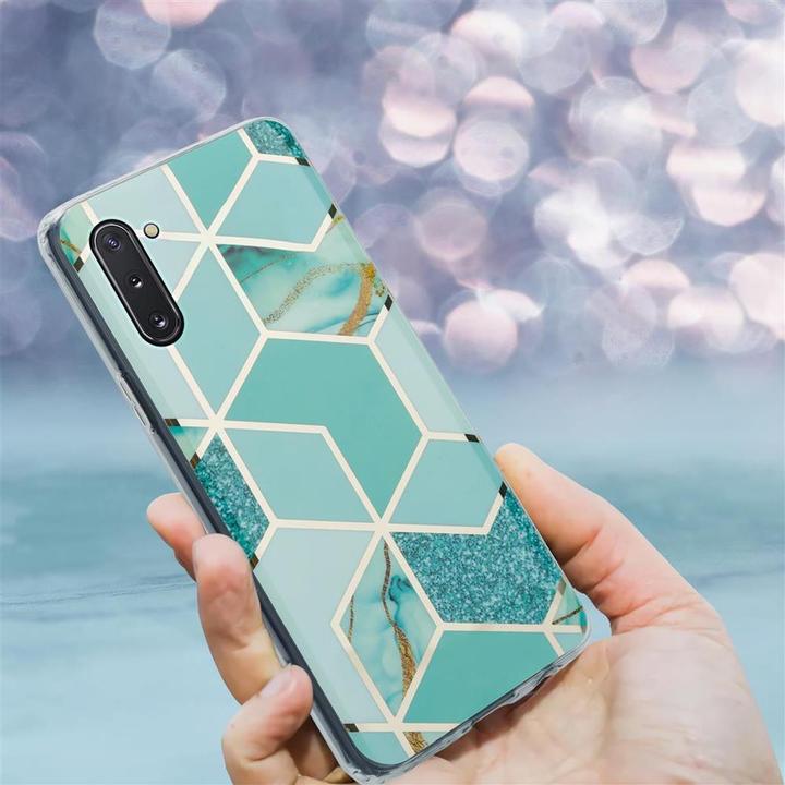 Actual product image Cadorabo IMD TPU Colorful Marble Cover (Samsung Galaxy Note 10)