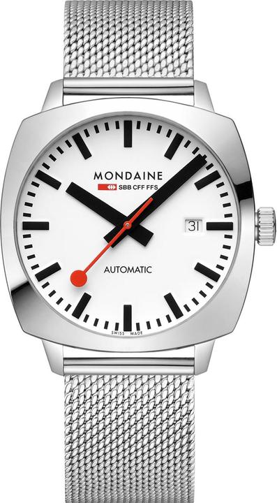 Mondaine Cushion (Swiss Made, 39 mm)