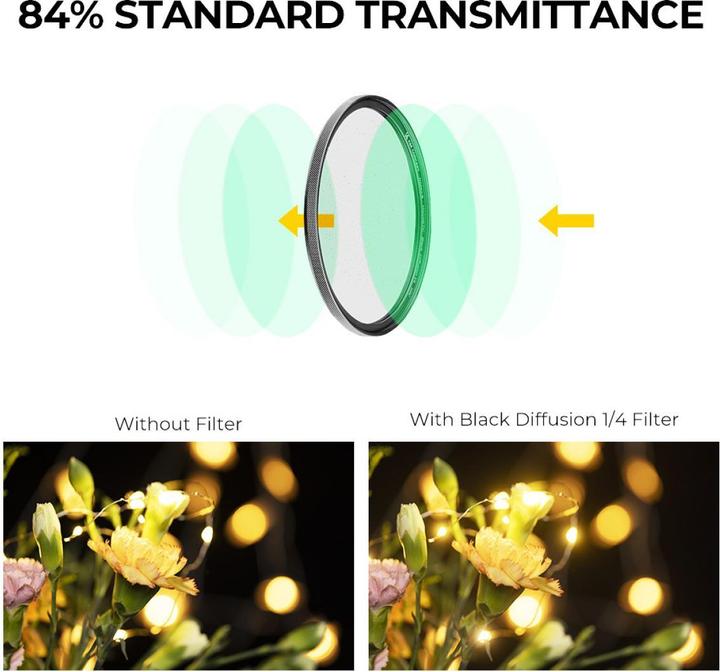 Produktbild K&F Concept Magnetic 1/4 Black Mist Filter Nano X 49mm (KF-1816) (49 mm)