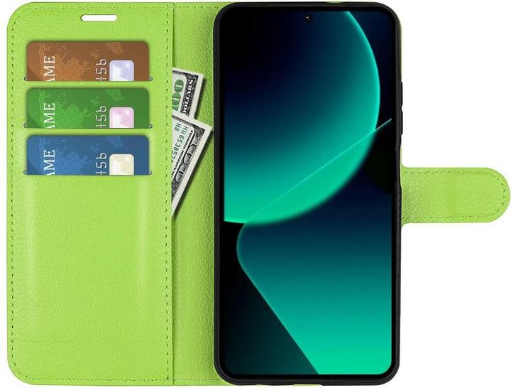 Image du produit Cover-Discount Xiaomi 13T / 13T Pro - Étui en cuir vert (Xiaomi 13T)