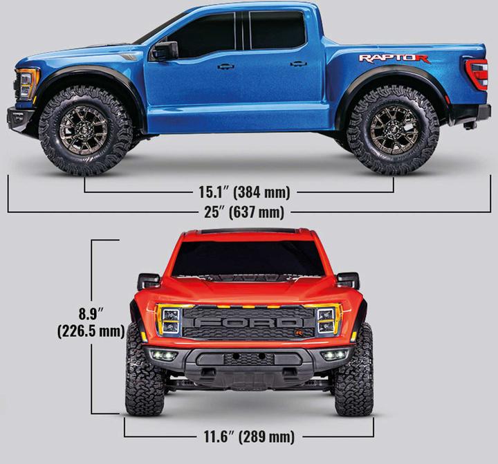 Produktbild Traxxas Ford Raptor-R 4x4 Vxl Schwarz 1/10 Pro-Scale Rtr Brushless Ohne Akku/Ladegerät Special-Editi (RTR Ready-to-Run)