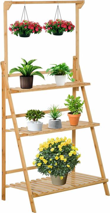 Produktbild Outsunny Pflanzentreppe mit 3 Stufen