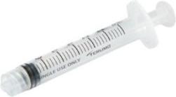 Actual product image Terumo Syringe 3ml 3-piece centric Luer-Lock 100 pcs