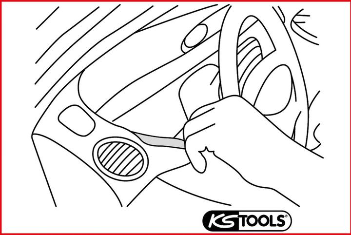 Image du produit KS Tools Jeu de pinces levier, 5 pcs