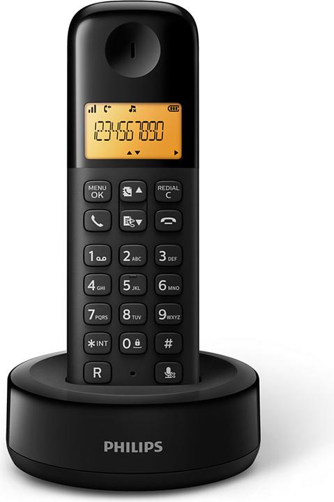 Immagine prodotto Philips Telefono senza fili D1601B/34 1,6 300 mAh GAP Nero