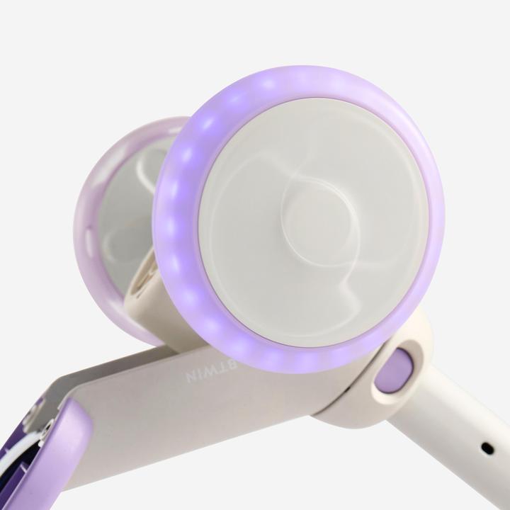Actual product image Oxelo Kids' 3-Wheeled Scooter B500 - Lavender