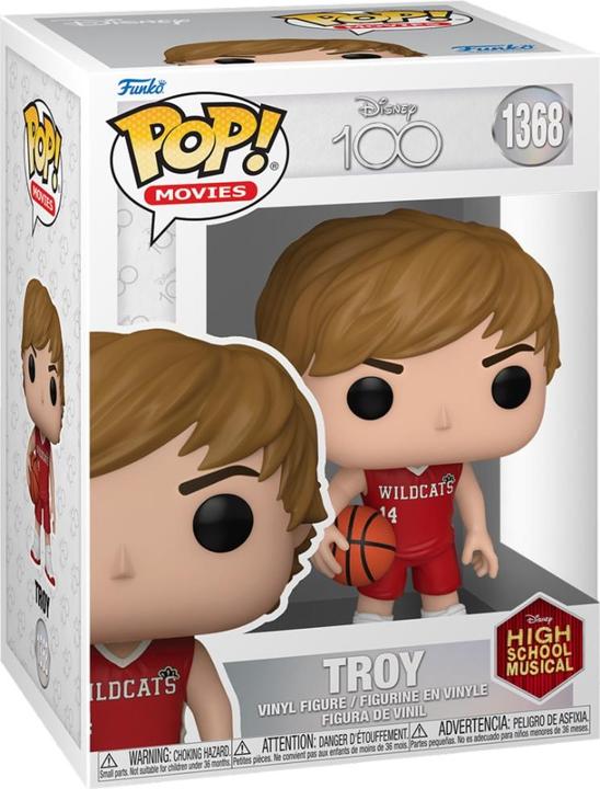 Actual product image Funko High School Musical POP! Movies Vinyl figurine Troy 9 cm