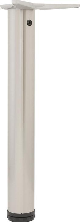 Actual product image Camar Cylindrical table base Table leg ø 60mm Furniture leg L 700mm, chrome-plated steel