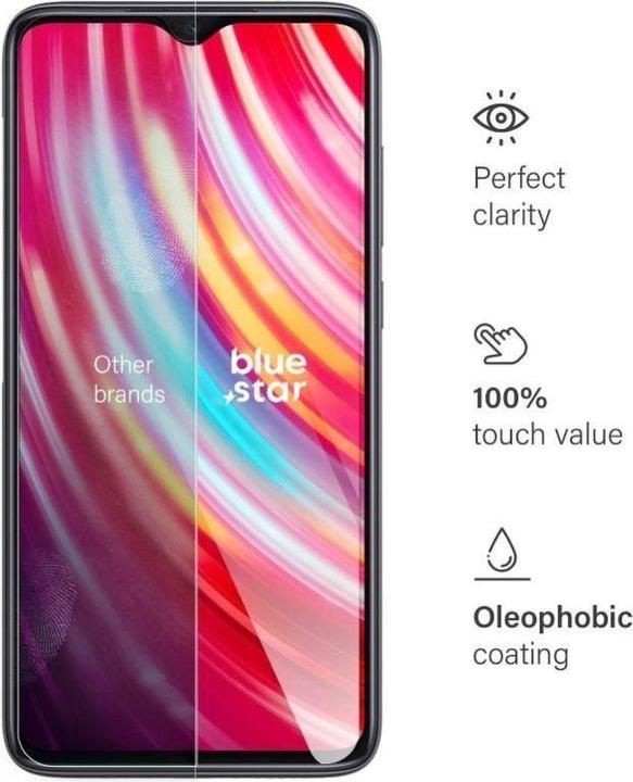 Produktbild Partner Telecom Protective glass Blue Star Tempered Glass Blue Star - XIAOMI Redmi Note 8 Pro (1 Stück, Xiaomi Redmi Note 8 Pro)