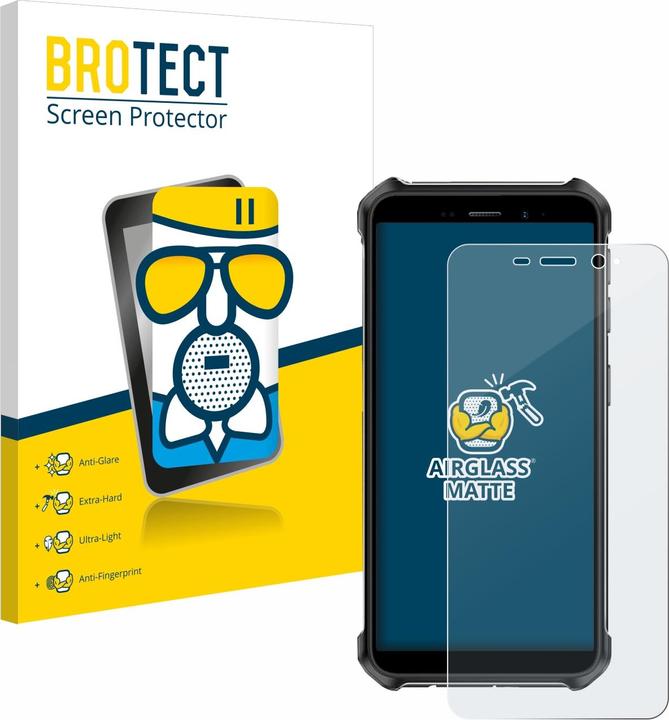 Actual product image BROTECT AirGlass Matt bulletproof glass film (1 Piece, Ulefone Armor X12 Pro)