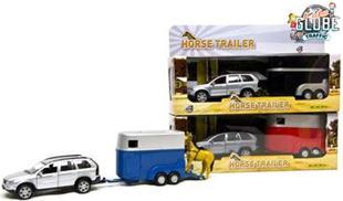 Actual product image NoName Volvo XC90 die cast with horse trailer