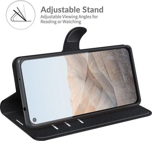 Produktbild MU Classic Litchi Leder Bookcover Series (Google Pixel 5a)
