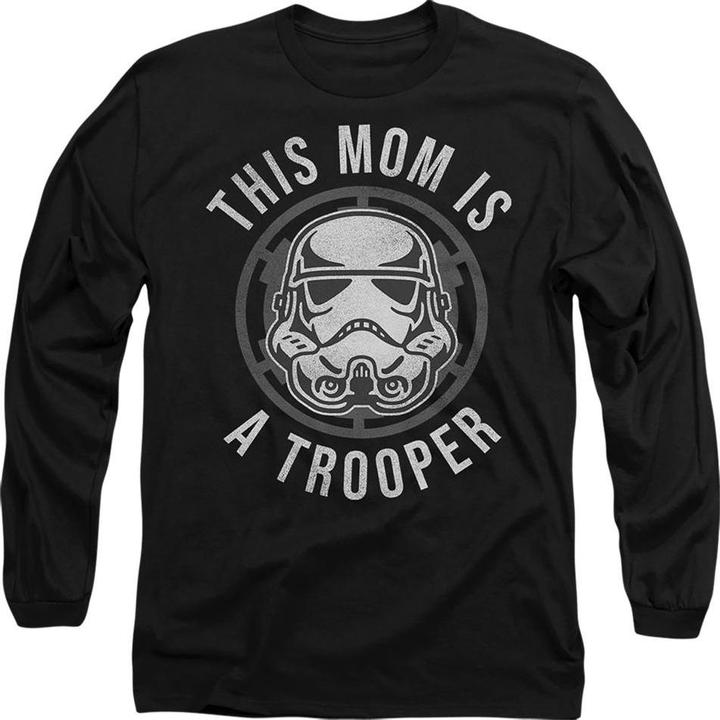 Star Wars Mom Is A Trooper TShirt Muttertag (XL)