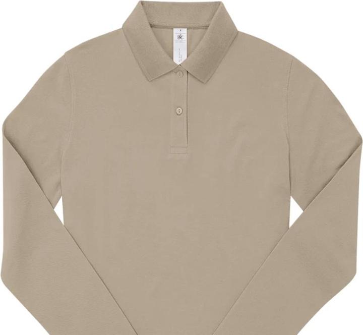 Actual product image B&C Mens My Long-Sleeved Polo Shirt (XL)