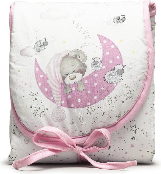Immagine prodotto Interbaby FASCIATOIO DA VIAGGIO - 45X75 CM - COTONE+PLASTICA - ROSA