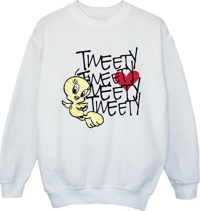 Immagine prodotto Looney Tunes Tweety Love Heart Felpa Ragazze (128)