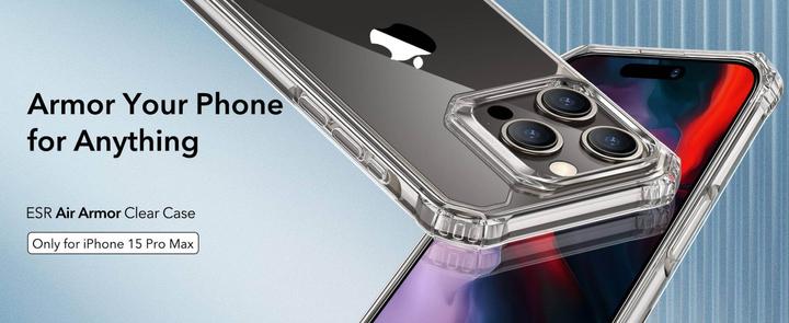 Actual product image ESR Air Armor Case (Apple iPhone 15 Pro Max)