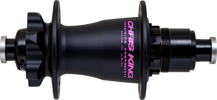 Chris King Disc 6-Loch BOOST Nabe HR, 148x12mm, 32 L., Edelstahl-Lager, Shimano HG, two tone black/p