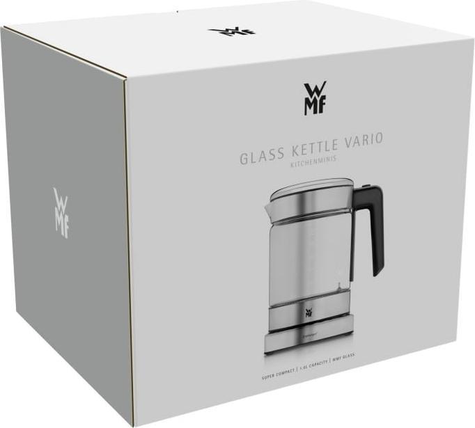 Produktbild WMF Glas Wasserkocher mit Temperaturwahl 1l Teekocher Teesieb Küchenminis 1900W (1 l)