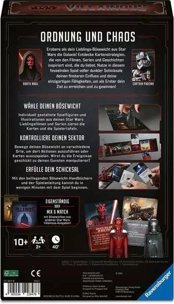 Actual product image Ravensburger 22847 - Star Wars Villainous, German edition of the 2nd expansion, for 2 or more (German)