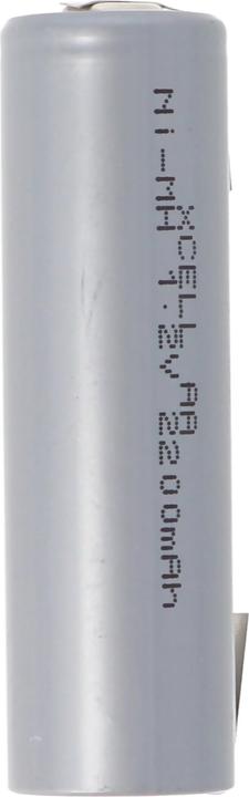Produktbild AccuCell Akku HHR2200 Mignon AA Zelle mit Lötfahne in U-Form (1 Stk., AA, 2200 mAh)