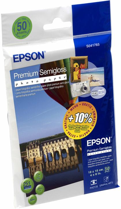Actual product image Epson Premium Semigloss (251 g/m², 10 x 15 cm, 50 x)