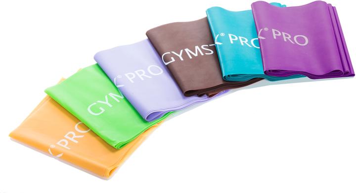 Gymstick Resistance Bands 2.5 m, spring green, light (2.50 m, Extra Leicht)