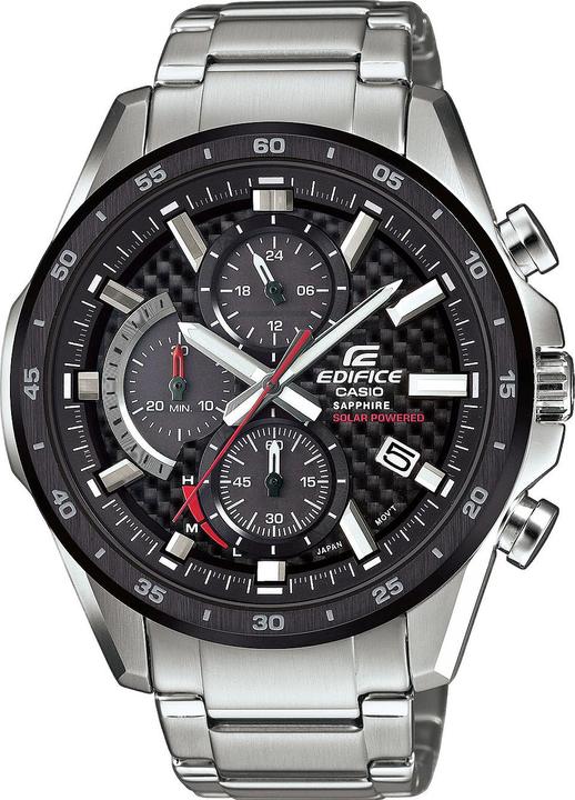 Actual product image Casio Premium Solar horloge - Grijs (Chronograph, 48 mm)