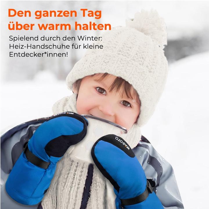 Actual product image Kiwikā Kids heated gloves (S)