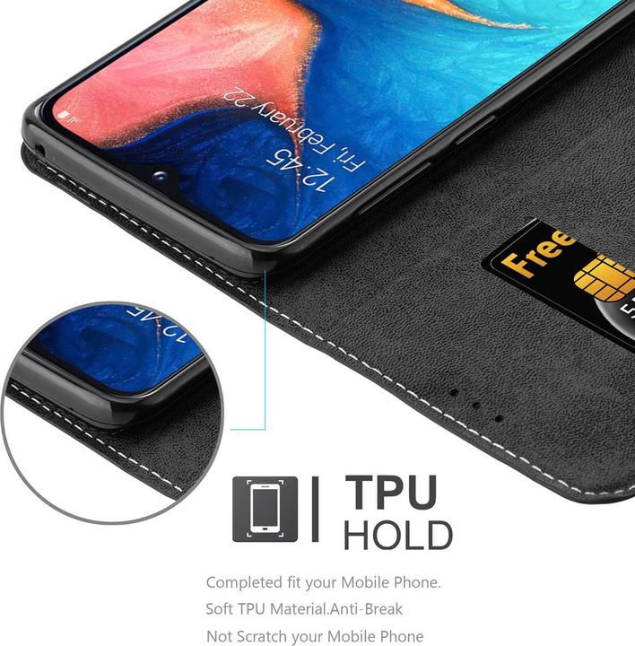 Immagine prodotto Cadorabo X-Wallet Copertura della tuta in ecopelle (Samsung Galaxy A20e, Samsung Galaxy A10e)