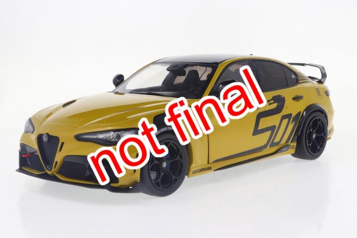 Actual product image Solido 1:18 Alfa Romeo Giulia GTA yellow