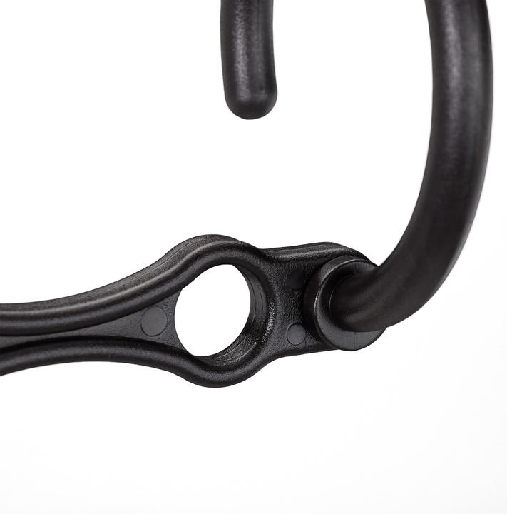 Image du produit Relaxdays Lot de 10 cintres magiques, noir (10 x)
