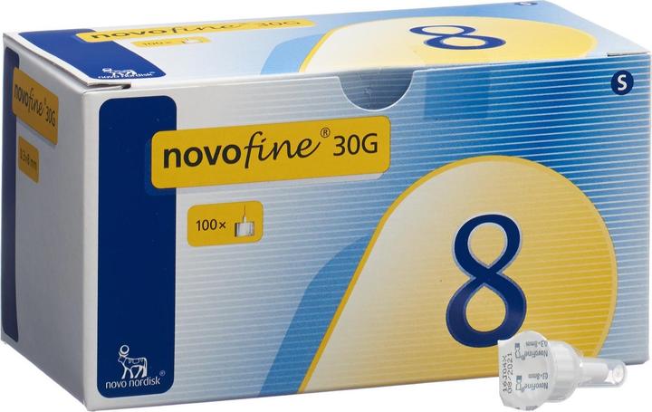 Actual product image Novofine Hypodermic needles 8mm 30G (100 pcs) (Pen needles + disposable needles)
