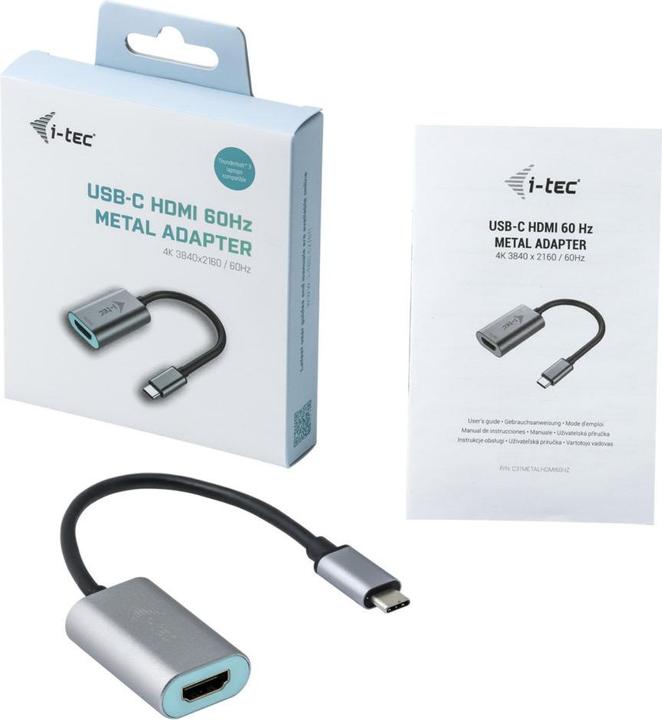 Image du produit i-tec USB-C vers (HDMI, 15 cm)