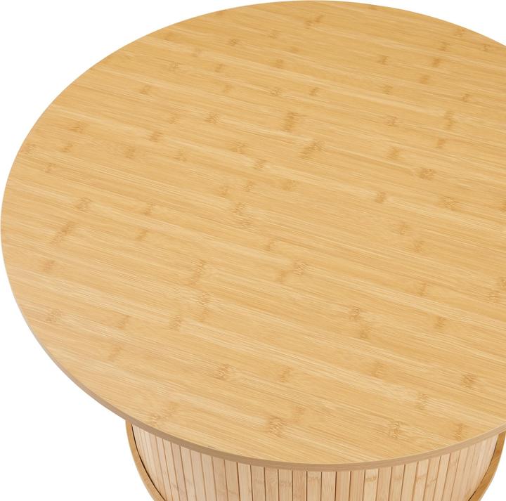 Actual product image En.Casa Couchtisch Ledepid 48xØ80 cm Natur