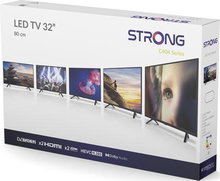 Actual product image Strong TV 32" Dvbt2 Dvbs2 HD Ready Mise Ok (32", LED, HD ready)