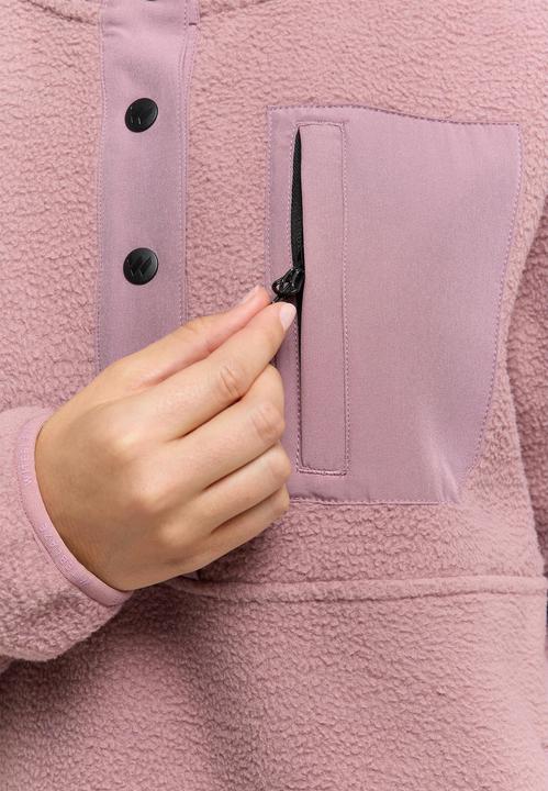 Immagine prodotto Witeblaze FLORA Felpa con cappuccio in pile da donna, grigio uva XL (XL)