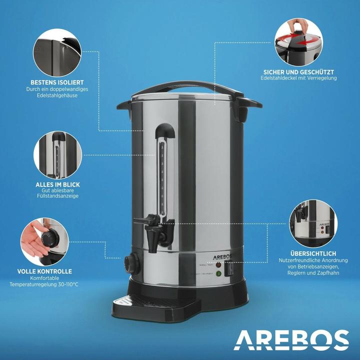 Image du produit Arebos Chaudière à vin chaud