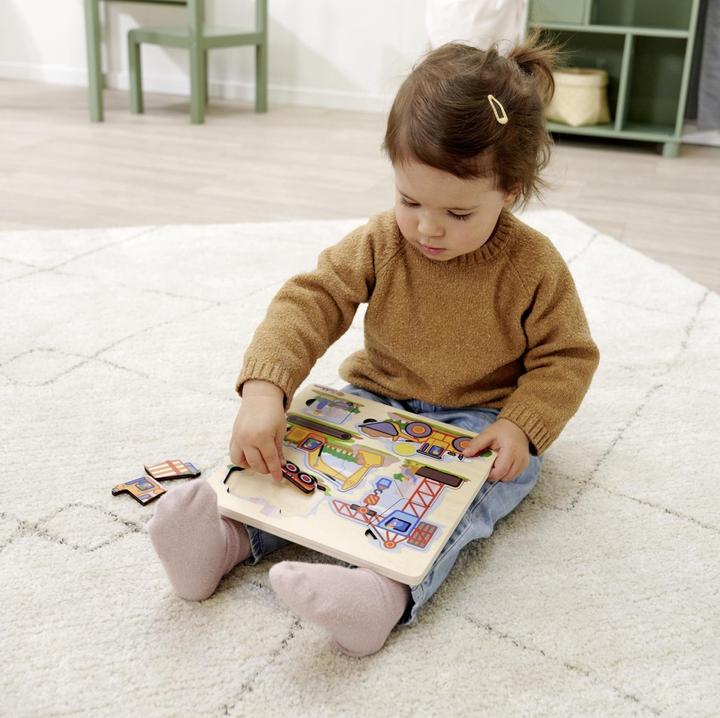 Image du produit Eichhorn Puzzle EH Véhicules de chantier (12 pièces)