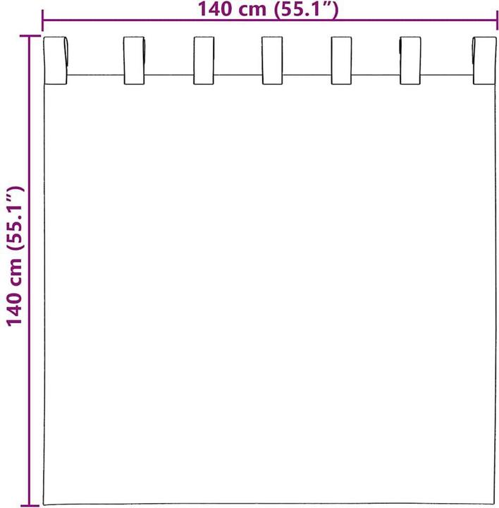 Actual product image VidaXL Taeniophyllum flower (140 x 140 cm)