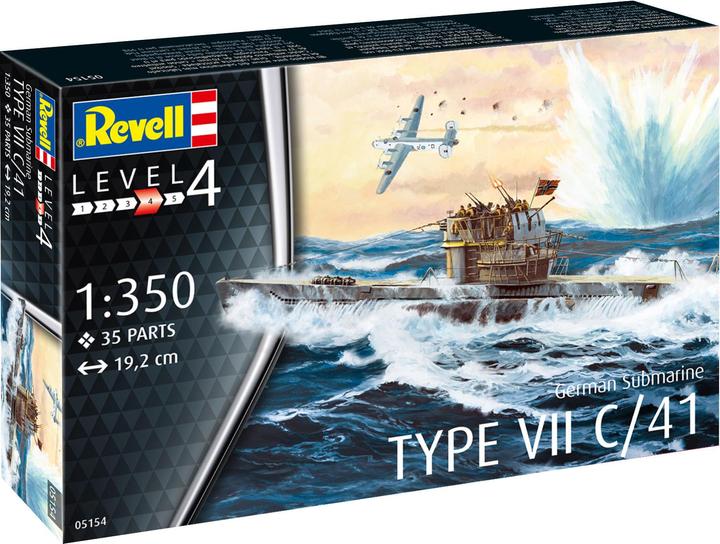 Image du produit Revell Sous-marin allemand de type VII C/41
