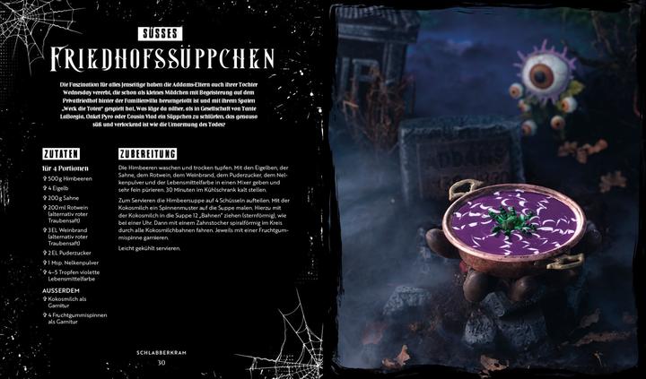 Image du produit Das inoffizielle Kochbuch für Wednesday-Fans (Allemand, Tom, Courroux, 2023)